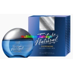 HOT Twilight Man natural Spray 15 ml, Feromon Parfüm Férfiaknak, illatmentes