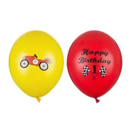 Lufi, Happy Birthday, autós , mix, 30 cm, 5 db/cs
