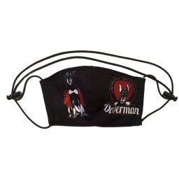 doberman kutyás nyakba akasztható szájmaszk
