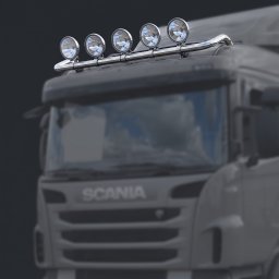 SCANIA inox tetőkonzol Baseline RÖVID