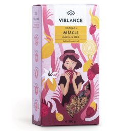 Viblance Ropogós Müzli málna-chia 300 g