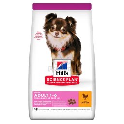Hill's Science Plan Adult Small & Mini Light száraz kutyatáp 6 kg