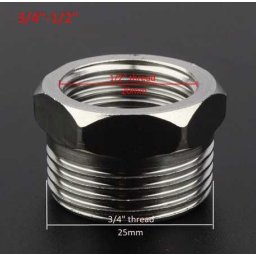 Saválló Acél Menetátalakító 3/4"-bol 1/2"-ra (3609)