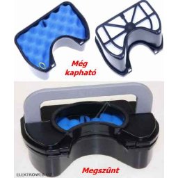 Porszívó alkatrész, szűrőegység, komplett szivacs és mikroszűrő, házzal VCC6780 porszívóhoz ew04045