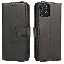 Magnet Case elegáns kinyitható tok Huawei P Smart 2019 (fekete)