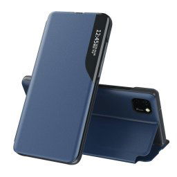 Eco Leather View Case Huawei P Smart 2019/Honor 10 Lite kinyitható támasztható telefontok (kék)
