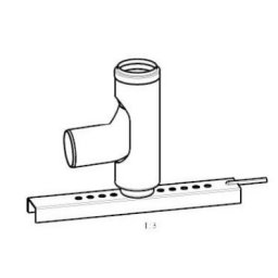 bekötõ könyök tartósínnel PPs 60mm PBK60