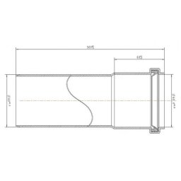 csõ PPs 60mm hossz.: 500mm PCS60500