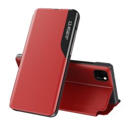 Eco Leather View Case Huawei P30 kinyitható támasztható telefontok (piros)