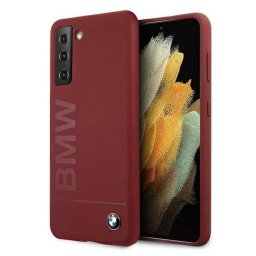 BMW Silicone Signature Logo Samsung Galaxy S21 5G telefontok (piros)