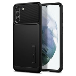 Spigen Slim Armor telefontok Samsung Galaxy S21 5G (fekete)