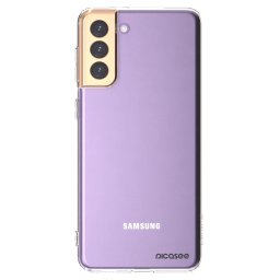 Átlátszó szilikon tok az alábbi mobiltelefonokra Samsung Galaxy S21+ 5G G996F - Clear