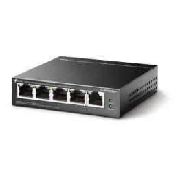 5 Port Switch TP-LINK TL-SF1005LP 5-Port 10/100Mbps Desktop Switch with 4-Port PoE PN: TL-SF1005LP