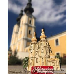 Formára vágott hűtőmágnes - Máriapócs - kő