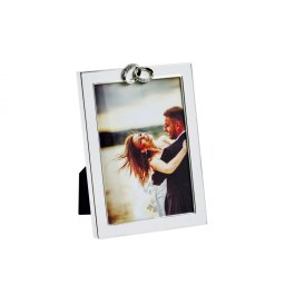 Fényképtartó esküvőre strasszos gyűrűs 13x18cm-es képhez T95657-P06 - Fényképtartó