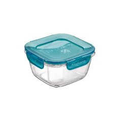 Bormioli Rocco Ételtároló doboz 14 cm üveg szögletes Frigo Evolution 119893