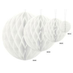 Gömb lampion 30 cm, fehér