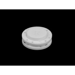 Mágneses gomb, felvarrható, 23mm, 2 pár, fehér, 840209
