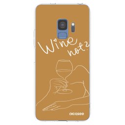 Átlátszó szilikon tok az alábbi mobiltelefonokra Samsung Galaxy S9 G960F - Wine not