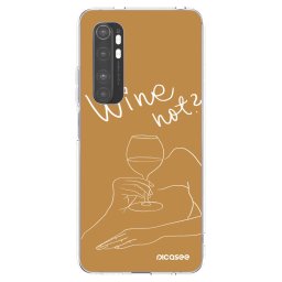 Átlátszó szilikon tok az alábbi mobiltelefonokra Xiaomi Mi Note 10 Lite - Wine not