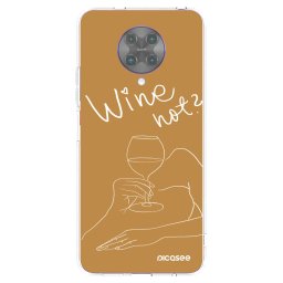 Átlátszó szilikon tok az alábbi mobiltelefonokra Xiaomi Poco F2 Pro - Wine not