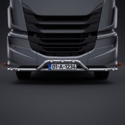Iveco S-Way inox lökhárító konzol HAJLÍTOTT