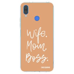 Átlátszó szilikon tok az alábbi mobiltelefonokra Huawei Nova 3i - Boss Mama