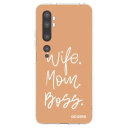 Átlátszó szilikon tok az alábbi mobiltelefonokra Xiaomi Mi Note 10 (Pro) - Boss Mama