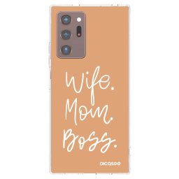 Átlátszó szilikon tok az alábbi mobiltelefonokra Samsung Galaxy Note 20 Ultra - Boss Mama