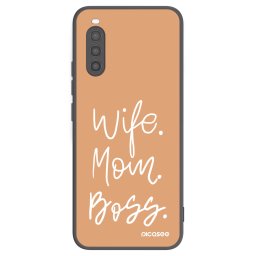 Fekete szilikon tok az alábbi mobiltelefonokra Sony Xperia 10 II - Boss Mama