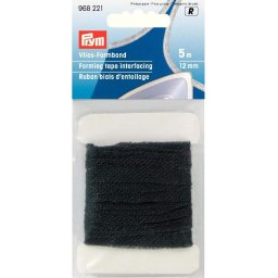 Prym bevasalható ferdén szabott vetex szalag, fekete, 12mm x 5m, 968221