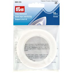 Prym bevasalható vetex szalag szegések merevitésére, fehér, 10mm x 10m, 968235