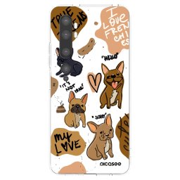 Átlátszó szilikon tok az alábbi mobiltelefonokra Xiaomi Mi Note 10 (Pro) - Frenchies