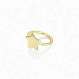 Anello con Stella uniszex orrpiercing, 18 karátos sárga arany