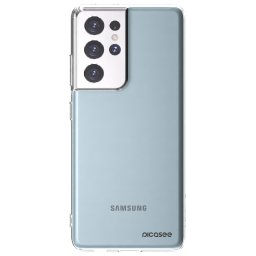 Átlátszó szilikon tok az alábbi mobiltelefonokra Samsung Galaxy S21 Ultra 5G G998B - Clear