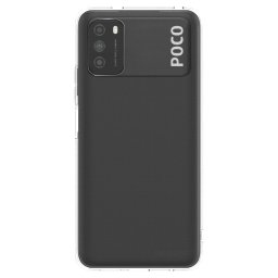 Átlátszó szilikon tok az alábbi mobiltelefonokra Xiaomi Poco M3 - Clear