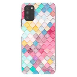 Átlátszó szilikon tok az alábbi mobiltelefonokra Xiaomi Poco M3 - Colorful roof