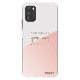 Átlátszó szilikon tok az alábbi mobiltelefonokra Xiaomi Poco M3 - You create your own opportunities