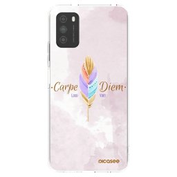Átlátszó szilikon tok az alábbi mobiltelefonokra Xiaomi Poco M3 - Carpe Diem