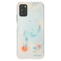 Átlátszó szilikon tok az alábbi mobiltelefonokra Xiaomi Poco M3 - Splash