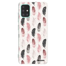 Átlátszó szilikon tok az alábbi mobiltelefonokra Samsung Galaxy M31s - Feather 2