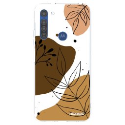 Átlátszó szilikon tok az alábbi mobiltelefonokra Motorola Moto G8 - Boho style