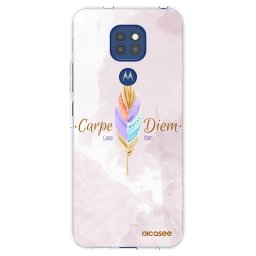 Átlátszó szilikon tok az alábbi mobiltelefonokra Motorola Moto G9 Play - Carpe Diem