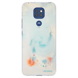 Átlátszó szilikon tok az alábbi mobiltelefonokra Motorola Moto G9 Play - Splash