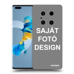 Átlátszó szilikon tok az alábbi mobiltelefonokra Huawei Mate 40 Pro - Saját fotó/motívum