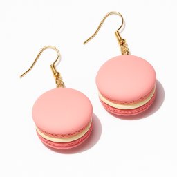 Macaron fülbevaló