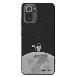 Átlátszó szilikon tok az alábbi mobiltelefonokra Xiaomi Redmi Note 10 - Astronaut