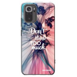 Átlátszó szilikon tok az alábbi mobiltelefonokra Xiaomi Redmi Note 10 - Don't think TOO much