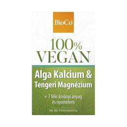 BioCo 100% Vegan Alga Kalcium & Tengeri Magnézium filmtabletta 60x