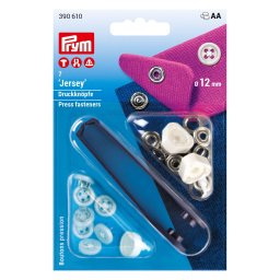 Prym jersey gomb formájú patent, 12mm, 390610 - fehér